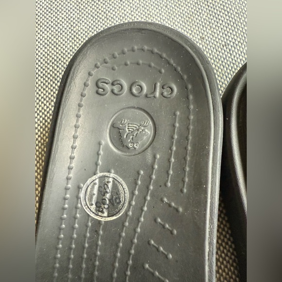 Crocs Women's Black Sandals - Picture 4 of 6